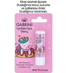 Resim Gabrini Lip Balm Care Cherry Dudak Bakım Kremi 