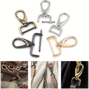 Resim Hamoshop 16/20/26/32/38mm Metal Çanta Askı Tokaları - Ayarlanabilir Vida, Dayanıklı Alüminyum Alaşımlı, Deri El Sanatları, Çantalar ve Aksesuarlar için İdeal, Çantalar ve Aksesuarlar|Ayarlanabilir Toka|Dayanıklı Yapı, Metal Donanım 