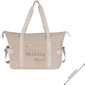 Resim Walking Mum Eco Mum XL Bebek Bakım Seyahat Çantası Apricot 
