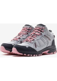 Resim Skechers 180021-gypk Hillcrest - Bound Peak Kadın Gri Outdoor Bot 180021-GYPK-R0598 Gri - Pembe 
