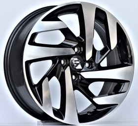 Resim R1 Wheels 16 inç 4*100 ET35 Parlak Siyah Jant Takımı (J-245) 