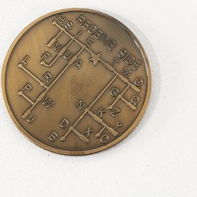 Resim 1 adet Radyo İstasyonu CW Eğitim Sikkesi, Morse Kodu Anma Madalyası Babalar Günü Anneler Günü Parti Hediyesi 