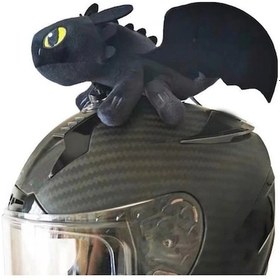 Resim Didadodo Suntek Dekorasyon Küçük Uçan Ejderha Kask Aksesuarı Kullanışlı Ve Şık 