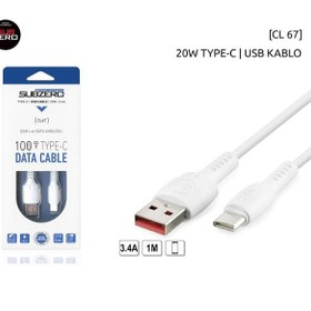 Resim Subzero Cl67 3.4a Type-c Hızlı Sarj Data Kablosu 