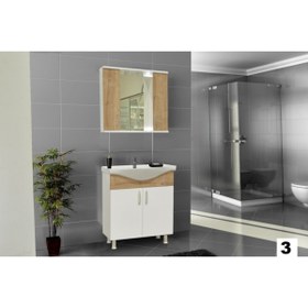 Resim Genel Markalar Takım 75cm Banyo Dolabı 