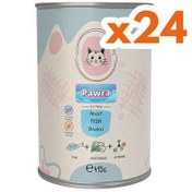Resim Pawra Balıklı Yetişkin Kedi Konservesi 415 Gr x 24 Adet 