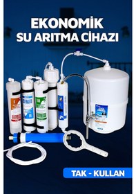 Resim H-Max Su Arıtma Cihazı Ekonomik Model 5 Aşamalı Şasesiz Pompasız 