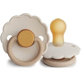 Resim Frıgg Daisy Kauçuk Emzik - Chamomile 0-6 Ay Krem 