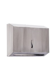 Resim Paslanmaz Çelik Z Katlama Kağıt Havlu Dispenseri-200'lük-ESKİTME Krom Eskitme 