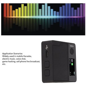 Resim Guoqıang Mikrofon Ses Değiştirici 11 Farklı Ses Değiştirme 