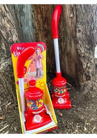 Resim Oyuncak Dyson Dikey Süpürge Kırmızı 