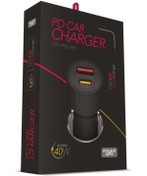 Resim Powerway CC4.0 QC40 40W 5V 4 Amper Type c - Usb Araç Şarj Başlığı 