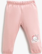 Resim Koton Jogger Eşofman Altı Baskılı Beli Lastikli Pamuklu Pembe 3wmg40016ak 3WMG40016AK274 Gül 