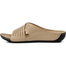 Resim Ayakmod Ayakmod 16.004 Bej Kadın Günlük Terlik 001 