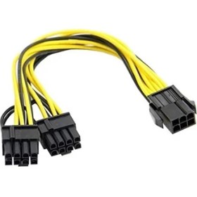Resim Wheat Grains Global Store 4302 Pci E 8 Pin (6+2) 2x Pci-E Ekran Kartı Power Çoklayıcı Kablosu 
