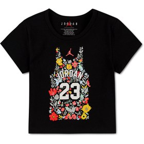 Resim Nike Kız Çocuk Jordan Tişört 45F661 Siyah 
