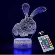 Resim Fastbuy Kızlar İçin 3d Gece Lambası, 16 Renkli Dokunmatik Usb Gece Lambası, Uzaktan Kumanda, 6-10 Yaş Kızlar İçin Hediyeler Beyaz 