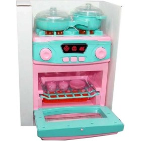 Resim Pilli Fırınlı Ocak Set 02609 