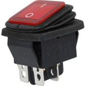 Resim Ic-104w Geniş Körüklü 4p Işıklı On-off Anahtar-179319 