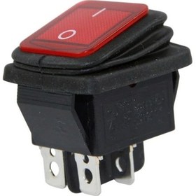 Resim Ic-104w Geniş Körüklü 4p Işıklı On-off Anahtar-179319 