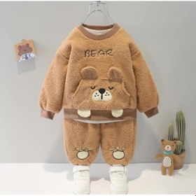 Resim Desenli Çocuk Peluş Takım Mnk0435 001 