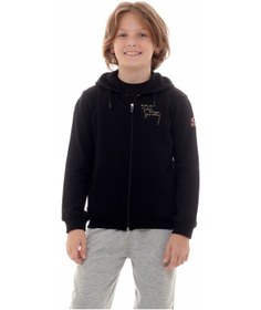 Resim Galatasaray 100.yıl Çocuk Hoodie C232178 SIYAH 