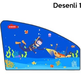 Resim Ally Araç-Araba Manyetik Yan Cam Güneşlik -Gölgelik 