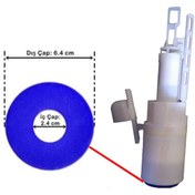 Resim banyosepeti Gömme Rezervuar Boşaltma Grubu Contası Boşaltma Grubu Contası Silikon Duvariçi Tuvalet Conta 