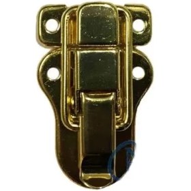 Resim Eco Port Sandık, Kutu Klipsi, Ön Kilidi - 48X30MM, Altın, 100 Adet 