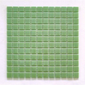 Resim MozaiKristaL Yaşam Alanlarının Tüm Yüzeyleri Için Açık Yeşil Cam Mozaik. ( 1 Paket = 0.5 M2 Fiyatıdır ) 