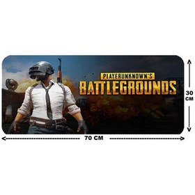 Resim Appa Pubg 1 Desenli Oyuncu Mouse Pad 70x30 Cm Kaymaz Dikişli - 