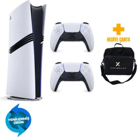 Resim Sony PlayStation 5 Pro 2TB + Çift Kol + ConsoleX Çanta (Yenilenmiş – 2 Yıl Garantili) 
