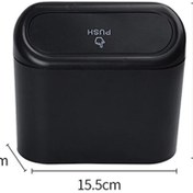 Resim Point Araç Çöp Kutusu Portatif Çok Fonksiyonlu Çöp Kovası - Ofis Tipi Çöp Kovası 