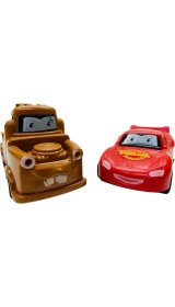 Resim Bayraktar Plastik Çek Bırak Araba- Mcqueen/mater - BP-022-SET 