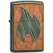 Resim Zippo Çakmak 49057 Woodchuck Usa Flame Lighter 