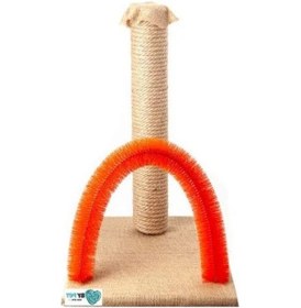 Resim Kedi Kaşıma Ve Tırmalama Tahtası, Kırmızı 