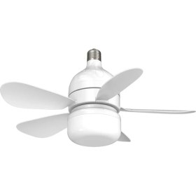 Resim Kumtel KTF-201 LED Işıklı Uzaktan Kumandalı Tavan Vantilatörü 4 Kademe Hız Özelliği ile Enerji Tasarruflu 