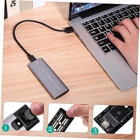 Resim Hemobllo Taşınabilir Hafıza Depolama Cihazı Düşük Ağırlıklı Protokol Type-c Yüksek Hızlı Veri Aktarımı Için Uygun Laptop Ve Diğer Cihazlarla Uyumludur 