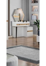 Resim Dardason Ece Aynalı Şifonyer Beyaz 