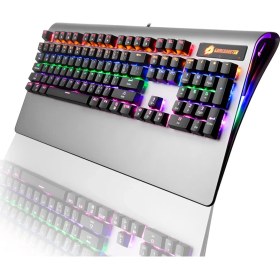 Resim GameBooster G9 Blade RGB Aydınlatmalı Bileklikli Mekanik Klavye (GB-G9) 