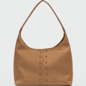 Resim Moka Troklu Süet Omuz Çantası Camel Camel 