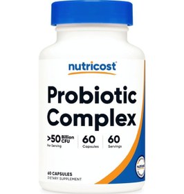 Resim Nutricost Probiotic Complex - 50 Billion Cfu, 60 Capsules.abd... 