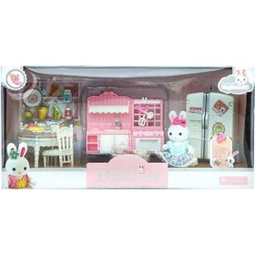 Resim Bay Dreamy Mini Tavşan Büyük Mutfak Oyun Seti 