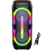 Resim OWWOTECH A+ Bass Rgb Işıklı Taşınabilir Bluetooth Hoparlör Kablosuz Parti Speaker 