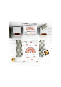 Resim Evsehomes Gökkuşağı Çocuk Odası Yatak Örtüsü Ey920 