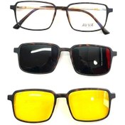 Resim Avva 2129 C2 POLARİZE&ANTİFAR KLİPSLİ ERKEK GÜNEŞ GÖZLÜĞÜ 