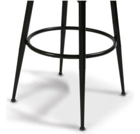 Resim Bluetick 1 Adet 75CM Metal Ayaklı Deri Eyfel Bar Sandalyesi Taburesi 