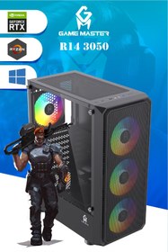 Resim GM Game Master R14 3050 R5 5500 CPU 16GB DDR4 RAM 512GB M.2 SSD 6GB RTX3050 Gaming Pc Kasa 