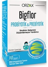Resim Orzax Bigflor Probiotik & Prebiyotik 10 Kapsül 