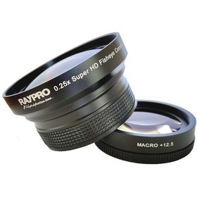 Resim Raypro 67 MM 0.25x Pro HD Fisheye + 12.5 Dioptri Makro Lens 